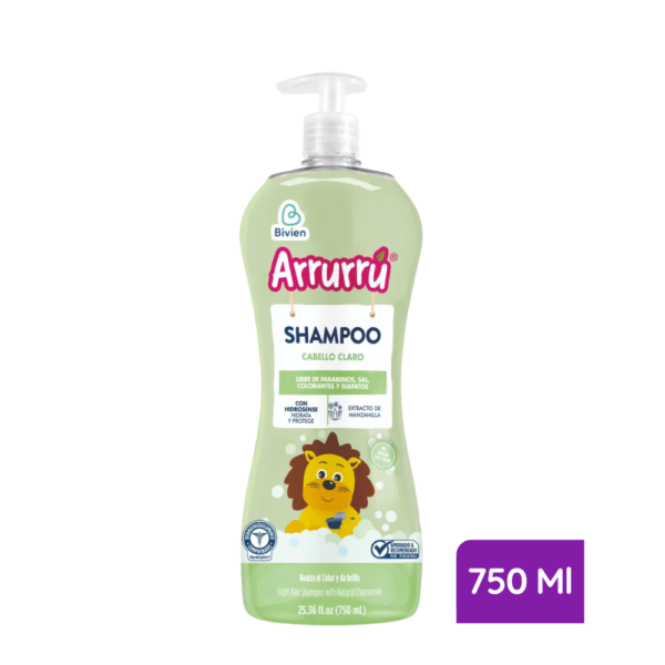 Arrurú Shampoo Cabello Claro 750 Ml